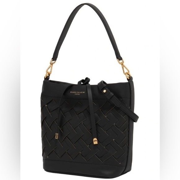 Gianni Chiarini Nur Nero Zip Top crossbody Bag in WHITE - Picture 3 of 16